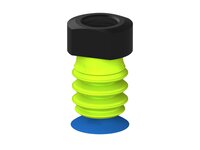 Przysawka piGRIP, warga do worków z pierśc. wzmac.Ø25 mm, Silikon 50°, 3 mieszki, podstawa typ 1, G3/8" wew., (G.BGI25S50.B3.S1.G38F.00) (9922636) - Piab