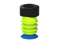 Przysawka piGRIP, warga do worków z pierśc. wzmac.Ø25 mm, Silikon 50°, 3 mieszki, podstawa typ 1, G3/8" wew., filtr siatkowy (G.BGI25S50.B3.S1.G38F.01) (9918023) - Piab