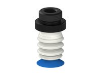 Przysawka piGRIP, warga do worków z pierśc. wzmac.Ø25 mm, Silikon 50°, 3 mieszki, podstawa typ 1, G1/2" zew.,, FDA (G.BGI25S50.B3.S1.G12M.19.FDA) (9940863) - Piab