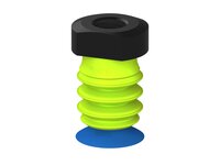 Przysawka piGRIP, warga do worków z pierśc. wzmac.Ø25 mm, Silikon 50°, 3 mieszki, podstawa typ 1, G1/4" wew., (G.BGI25S50.B3.S1.G14F.00) (9915038) - Piab