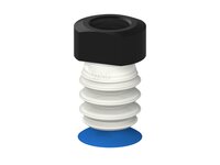 Przysawka piGRIP, warga do worków z pierśc. wzmac.Ø25 mm, Silikon 50°, 3 mieszki, podstawa typ 1, G3/8" wew., filtr siatkowy, FDA (G.BGI25S50.B3.S1.G38F.01.FDA) (9939231) - Piab