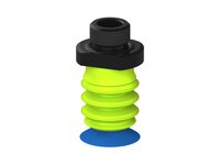 Przysawka piGRIP, warga do worków z pierśc. wzmac.Ø25 mm, Silikon 50°, 3 mieszki, podstawa typ 1, G3/8" zew., (G.BGI25S50.B3.S1.G38M.19) (9924619) - Piab