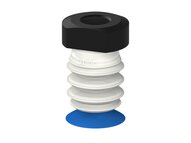Przysawka piGRIP, warga do worków z pierśc. wzmac.Ø25 mm, Silikon 50°, 3 mieszki, podstawa typ 1, G1/4" wew., filtr siatkowy, FDA (G.BGI25S50.B3.S1.G14F.01.FDA) (9924553) - Piab