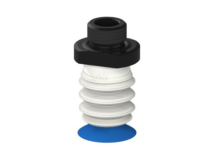 Przysawka piGRIP, warga do worków z pierśc. wzmac.Ø25 mm, Silikon 50°, 3 mieszki, podstawa typ 1, G3/8" zew.,, FDA (G.BGI25S50.B3.S1.G38M.00.FDA) (9914706) - Piab