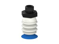 Przysawka piGRIP, warga do worków z pierśc. wzmac.Ø25 mm, Silikon 50°, 3 mieszki, podstawa typ 1, G1/4" zew., piSAVE 04/60 (G.BGI25S50.B3.S1.G14M.14.FDA) (9949488) - Piab