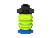 Przysawka piGRIP, warga do worków z pierśc. wzmac.Ø25 mm, Silikon 50°, 3 mieszki, podstawa typ 1, gwint niski G1/4" zew., (G.BGI25S50.B3.S1.GL14M.00) (9922510) - Piab