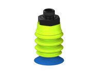Przysawka piGRIP, warga do worków z pierśc. wzmac.Ø25 mm, Silikon 50°, 3 mieszki, podstawa typ 1, G1/8" zew., (G.BGI25S50.B3.S1.G18M.00) (9914070) - Piab