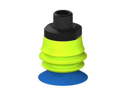 Przysawka piGRIP, warga do worków z pierśc. wzmac.Ø25 mm, Silikon 50°, 1 mieszek, podstawa typ 1, NPT 1/8" zew., (G.BGI25S50.B1.S1.NT18M.00) (9914120) - Piab