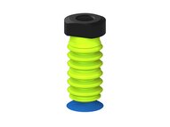 Przysawka piGRIP, warga do worków z pierśc. wzmac.Ø25 mm, Silikon 50°, 6 mieszków (3+3), podstawa typ 1, G1/4" wew., (G.BGI25S50.B6.S1.G14F.00) (9923487) - Piab