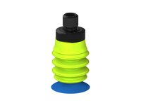 Przysawka piGRIP, warga do worków z pierśc. wzmac.Ø25 mm, Silikon 50°, 3 mieszki, podstawa typ 1, gwint M10 zew., (G.BGI25S50.B3.S1.MM10M.00) (9920458) - Piab