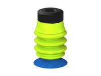 Przysawka piGRIP, warga do worków z pierśc. wzmac.Ø25 mm, Silikon 50°, 3 mieszki, podstawa typ 1, filtr siatkowy (G.BGI25S50.B3.S1.MM8F.01) (9924991) - Piab