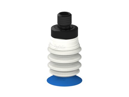 Przysawka piGRIP, warga do worków z pierśc. wzmac.Ø25 mm, Silikon 50°, 3 mieszki, podstawa typ 1, gwint M10 zew.,, FDA (G.BGI25S50.B3.S1.MM10M.00.FDA) (9919271) - Piab