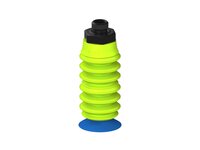 Przysawka piGRIP, warga do worków z pierśc. wzmac.Ø25 mm, Silikon 50°, 6 mieszków (3+3), podstawa typ 1, G1/8" zew., filtr siatkowy (G.BGI25S50.B6.S1.G18M.01) (9929247) - Piab