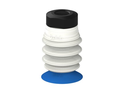 Przysawka piGRIP, warga do worków z pierśc. wzmac.Ø25 mm, Silikon 50°, 3 mieszki, podstawa typ 1, NPSF 1/8" wew.,, FDA (G.BGI25S50.B3.S1.NS18F.00.FDA) (9915224) - Piab