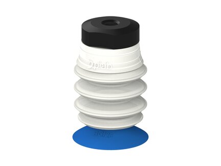 Przysawka piGRIP, warga do worków z pierśc. wzmac.Ø25 mm, Silikon 50°, 3 mieszki, podstawa typ 1, piSAVE 04/60 (G.BGI25S50.B3.S1.MM6F.14.FDA) (9929961) - Piab