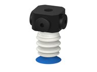Przysawka piGRIP, warga do worków z pierśc. wzmac.Ø25 mm, Silikon 50°, 3 mieszki, podstawa typ 1, NPSF 5x1/8" wew.,, FDA (G.BGI25S50.B3.S1.NS518F.00.FDA) (9942800) - Piab