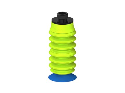 Przysawka piGRIP, warga do worków z pierśc. wzmac.Ø25 mm, Silikon 50°, 6 mieszków (3+3), podstawa typ 1, gwint niski G 1/8" zew., (G.BGI25S50.B6.S1.GL18M.00) (9923304) - Piab