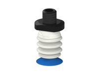 Przysawka piGRIP, warga do worków z pierśc. wzmac.Ø25 mm, Silikon 50°, 3 mieszki, podstawa typ 1, NPT 1/4" zew.,, FDA (G.BGI25S50.B3.S1.NT14M.00.FDA) (9976594) - Piab