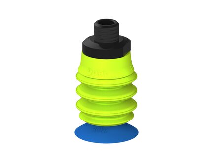 Przysawka piGRIP, warga do worków z pierśc. wzmac.Ø25 mm, Silikon 50°, 3 mieszki, podstawa typ 1, NPT 1/8" zew., piSAVE 05/60 (G.BGI25S50.B3.S1.NT18M.15) (9921348) - Piab