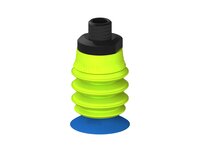 Przysawka piGRIP, warga do worków z pierśc. wzmac.Ø25 mm, Silikon 50°, 3 mieszki, podstawa typ 1, NPT 1/8" zew., piSAVE 05/60 (G.BGI25S50.B3.S1.NT18M.15) (9921348) - Piab
