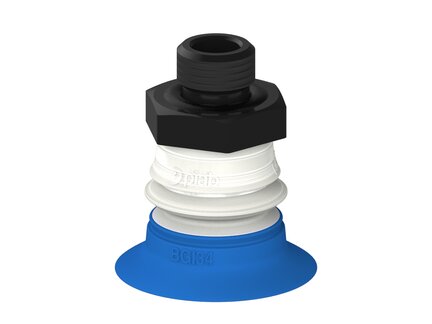 Przysawka piGRIP, warga do worków z pierśc. wzmac.Ø34 mm, 1 mieszek, podstawa typ 1, G1/4" zew.,, FDA (G.BGI34-2S50.B1.S1.G14M.00.FDA) (9916541) - Piab