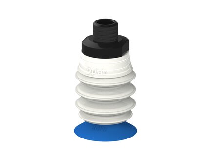 Przysawka piGRIP, warga do worków z pierśc. wzmac.Ø25 mm, Silikon 50°, 3 mieszki, podstawa typ 1, NPT 1/8" zew.,, FDA (G.BGI25S50.B3.S1.NT18M.00.FDA) (9972985) - Piab