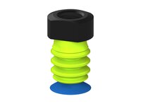 Przysawka piGRIP, warga do worków z pierśc. wzmac.Ø25 mm, Silikon 50°, 3 mieszki, podstawa typ 1, NPT 3/8" wew., (G.BGI25S50.B3.S1.NT38F.00) (9952777) - Piab