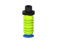 Przysawka piGRIP, warga do worków z pierśc. wzmac.Ø25 mm, Silikon 50°, 6 mieszków (3+3), podstawa typ 1, gwint M16x1.5 zew., (G.BGI25S50.B6.S1.MMF16M.00) (9925652) - Piab