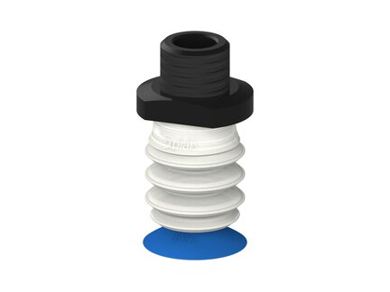 Przysawka piGRIP, warga do worków z pierśc. wzmac.Ø25 mm, Silikon 50°, 3 mieszki, podstawa typ 1, NPT 3/8" zew.,, FDA (G.BGI25S50.B3.S1.NT38M.00.FDA) (9929336) - Piab