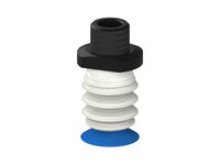 Przysawka piGRIP, warga do worków z pierśc. wzmac.Ø25 mm, Silikon 50°, 3 mieszki, podstawa typ 1, NPT 3/8" zew.,, FDA (G.BGI25S50.B3.S1.NT38M.00.FDA) (9929336) - Piab