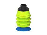 Przysawka piGRIP, warga do worków z pierśc. wzmac.Ø25 mm, Silikon 50°, 3 mieszki, podstawa typ 1, gwint niski NPT 1/8" zew., (G.BGI25S50.B3.S1.NTL18M.00) (9955865) - Piab
