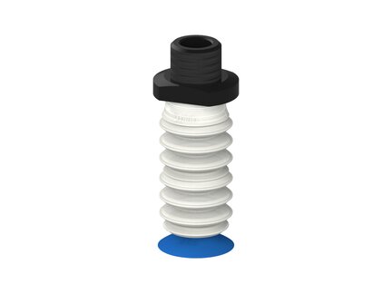 Przysawka piGRIP, warga do worków z pierśc. wzmac.Ø25 mm, Silikon 50°, 6 mieszków, (3+3), podstawa typ 1, NPT 3/8" zew., filtr siatkowy, FDA (G.BGI25S50.B6.S1.NT38M.01.FDA) (9963923) - Piab
