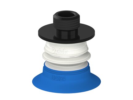 Przysawka piGRIP, warga do worków z pierśc. wzmac.Ø34 mm, 1 mieszek, podstawa typ 1, gwint niski G1/4" zew.,, FDA (G.BGI34-2S50.B1.S1.GL14M.00.FDA) (9915052) - Piab