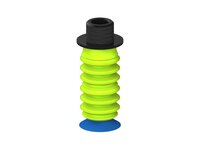 Przysawka piGRIP, warga do worków z pierśc. wzmac.Ø25 mm, Silikon 50°, 6 mieszków (3+3), podstawa typ 1, gwint niski NPT 3/8" zew., (G.BGI25S50.B6.S1.NTL38M.00) (9918842) - Piab