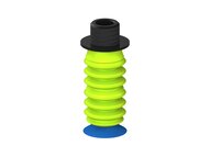 Przysawka piGRIP, warga do worków z pierśc. wzmac.Ø25 mm, Silikon 50°, 6 mieszków (3+3), podstawa typ 1, gwint niski NPT 3/8" zew., (G.BGI25S50.B6.S1.NTL38M.00) (9918842) - Piab