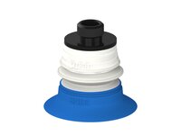 Przysawka piGRIP, warga do worków z pierśc. wzmac.Ø34 mm, 1 mieszek, podstawa typ 1, gwint niski G 1/8" zew., filtr siatkowy, FDA (G.BGI34-2S50.B1.S1.GL18M.01.FDA) (9958759) - Piab