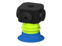 Przysawka piGRIP, warga do worków z pierśc. wzmac.Ø34 mm, 1 mieszek, podstawa typ 1, NPSF 5x1/8" wew., (G.BGI34-2S50.B1.S1.NS518F.00) (9942802) - Piab