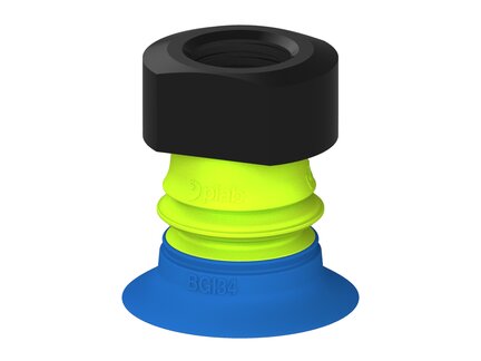 Przysawka piGRIP, warga do worków z pierśc. wzmac.Ø34 mm, 1 mieszek, podstawa typ 1, NPT 3/8" wew., (G.BGI34-2S50.B1.S1.NT38F.00) (9926279) - Piab
