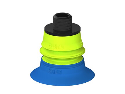 Przysawka piGRIP, warga do worków z pierśc. wzmac.Ø34 mm, 1 mieszek, podstawa typ 1, gwint niski NPT 1/8" zew., (G.BGI34-2S50.B1.S1.NTL18M.00) (9921804) - Piab