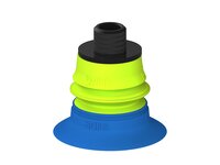 Przysawka piGRIP, warga do worków z pierśc. wzmac.Ø34 mm, 1 mieszek, podstawa typ 1, gwint niski NPT 1/8" zew., filtr siatkowy (G.BGI34-2S50.B1.S1.NTL18M.01) (9918558) - Piab