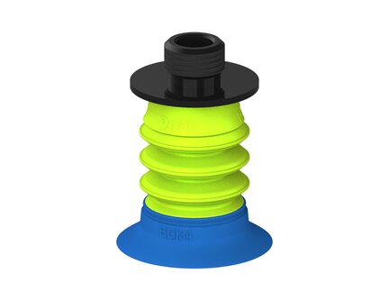 Przysawka piGRIP, warga do worków z pierśc. wzmac.Ø34 mm, 3 mieszki, podstawa typ 1, gwint niski G1/4" zew., (G.BGI34-2S50.B3.S1.GL14M.00) (9918308) - Piab