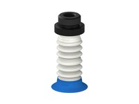 Przysawka piGRIP, warga do worków z pierśc. wzmac.Ø34 mm, 6 mieszków, (3+3), podstawa typ 1, G1/2" zew., filtr siatkowy, FDA (G.BGI34-2S50.B6.S1.G12M.01.FDA) (9942575) - Piab