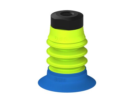 Przysawka piGRIP, warga do worków z pierśc. wzmac.Ø34 mm, 3 mieszki, podstawa typ 1, (G.BGI34-2S50.B3.S1.MM8F.19) (9917617) - Piab