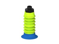 Przysawka piGRIP, warga do worków z pierśc. wzmac.Ø34 mm, 6 mieszków (3+3), podstawa typ 1, G1/8" zew., (G.BGI34-2S50.B6.S1.G18M.00) (9915253) - Piab