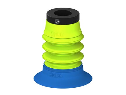 Przysawka piGRIP, warga do worków z pierśc. wzmac.Ø34 mm, 3 mieszki, podstawa typ 1, (G.BGI34-2S50.B3.S1.PD10X.00) (9915281) - Piab