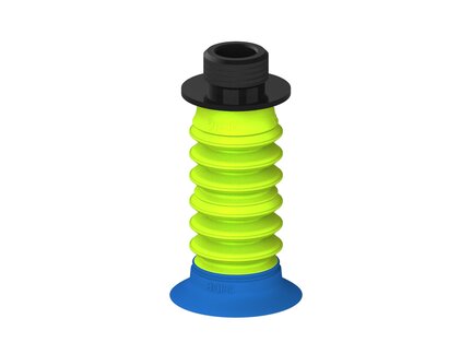 Przysawka piGRIP, warga do worków z pierśc. wzmac.Ø34 mm, 6 mieszków (3+3), podstawa typ 1, gwint niski G3/8" zew., filtr siatkowy (G.BGI34-2S50.B6.S1.GL38M.01) (9928232) - Piab