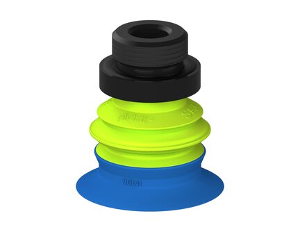 Przysawka piGRIP, warga do worków z pierśc. wzmac.Ø41 mm, 1 mieszek, podstawa typ 1, G1/2" zew., (G.BGI41-2S50.B1.S1.G12M.00) (9915226) - Piab