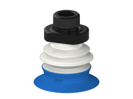 Przysawka piGRIP, warga do worków z pierśc. wzmac.Ø41 mm, 1 mieszek, podstawa typ 1, G3/8" zew., piSAVE 03/60 (G.BGI41-2S50.B1.S1.G38M.13.FDA) (9927805) - Piab