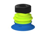 Przysawka piGRIP, warga do worków z pierśc. wzmac.Ø41 mm, 1 mieszek, podstawa typ 1, G1/4" wew., filtr siatkowy (G.BGI41-2S50.B1.S1.G14F.01) (9916910) - Piab