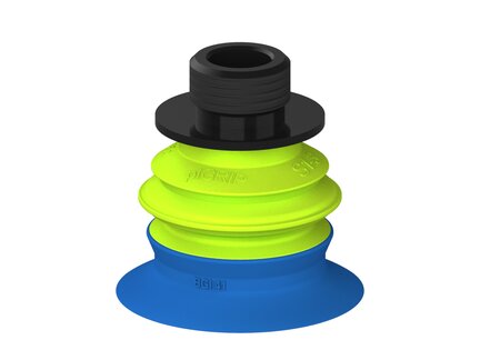 Przysawka piGRIP, warga do worków z pierśc. wzmac.Ø41 mm, 1 mieszek, podstawa typ 1, gwint niski G3/8" zew., (G.BGI41-2S50.B1.S1.GL38M.00) (9917252) - Piab